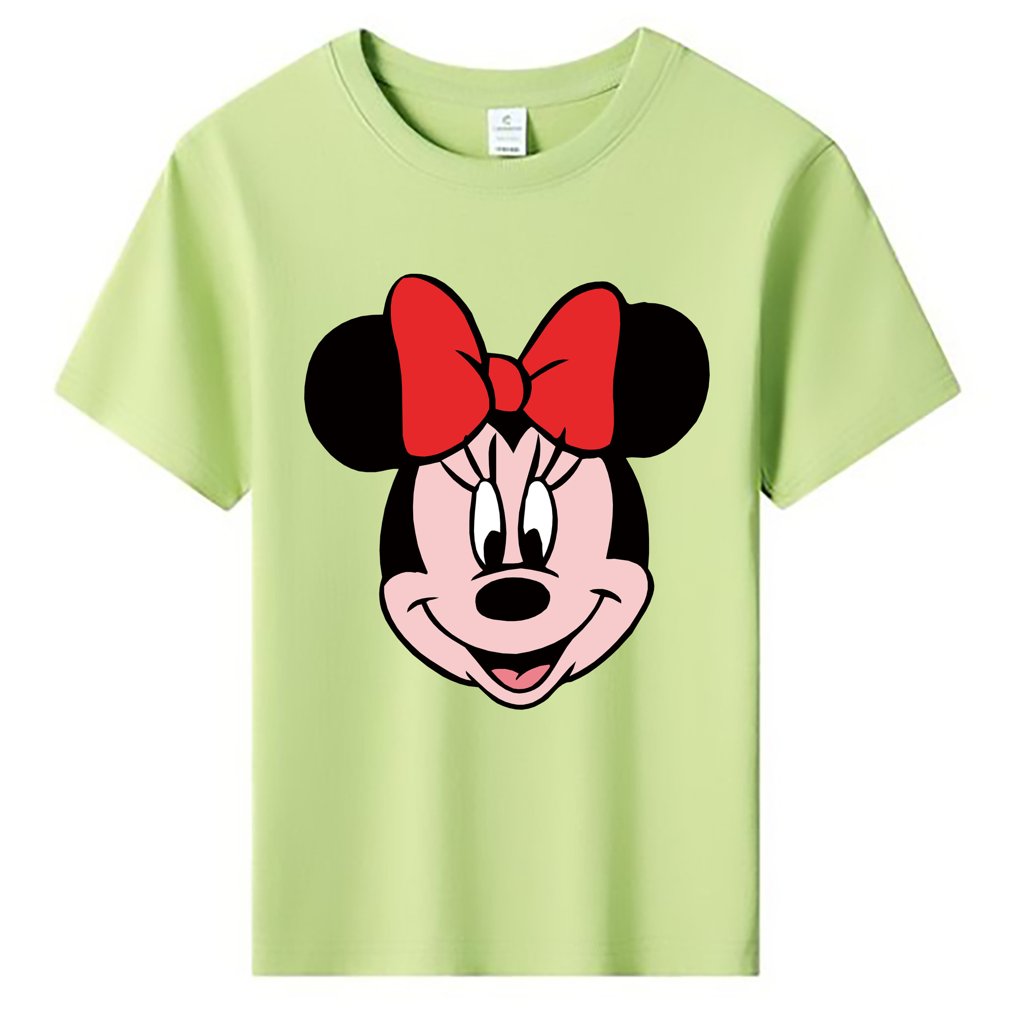 ミッキーマウス Mickey Mouse 綿100％キッズTシャツ（フロントプリント）
